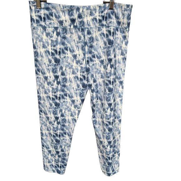 Inc International Concepts Leggings Womens Plus Size XXL 2X Blue Pull On Active - Picture 2 of 11